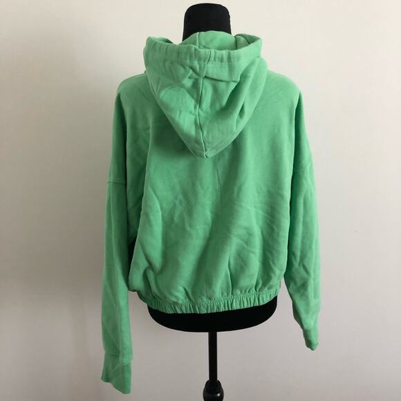 Offline by‎ Aerie Women's Green Zip-Up Hoodie Medium Cozy Cotton Blend NWT - Picture 9 of 9